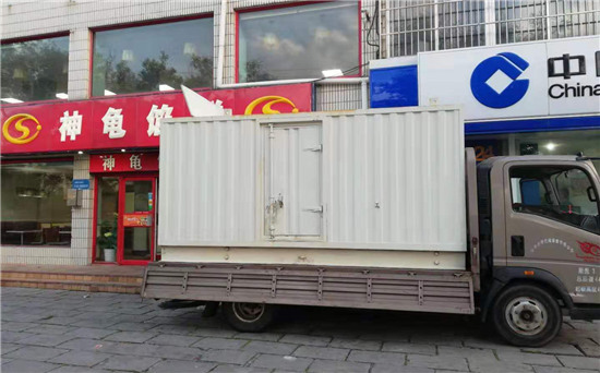 衡阳出租发电机施工案例